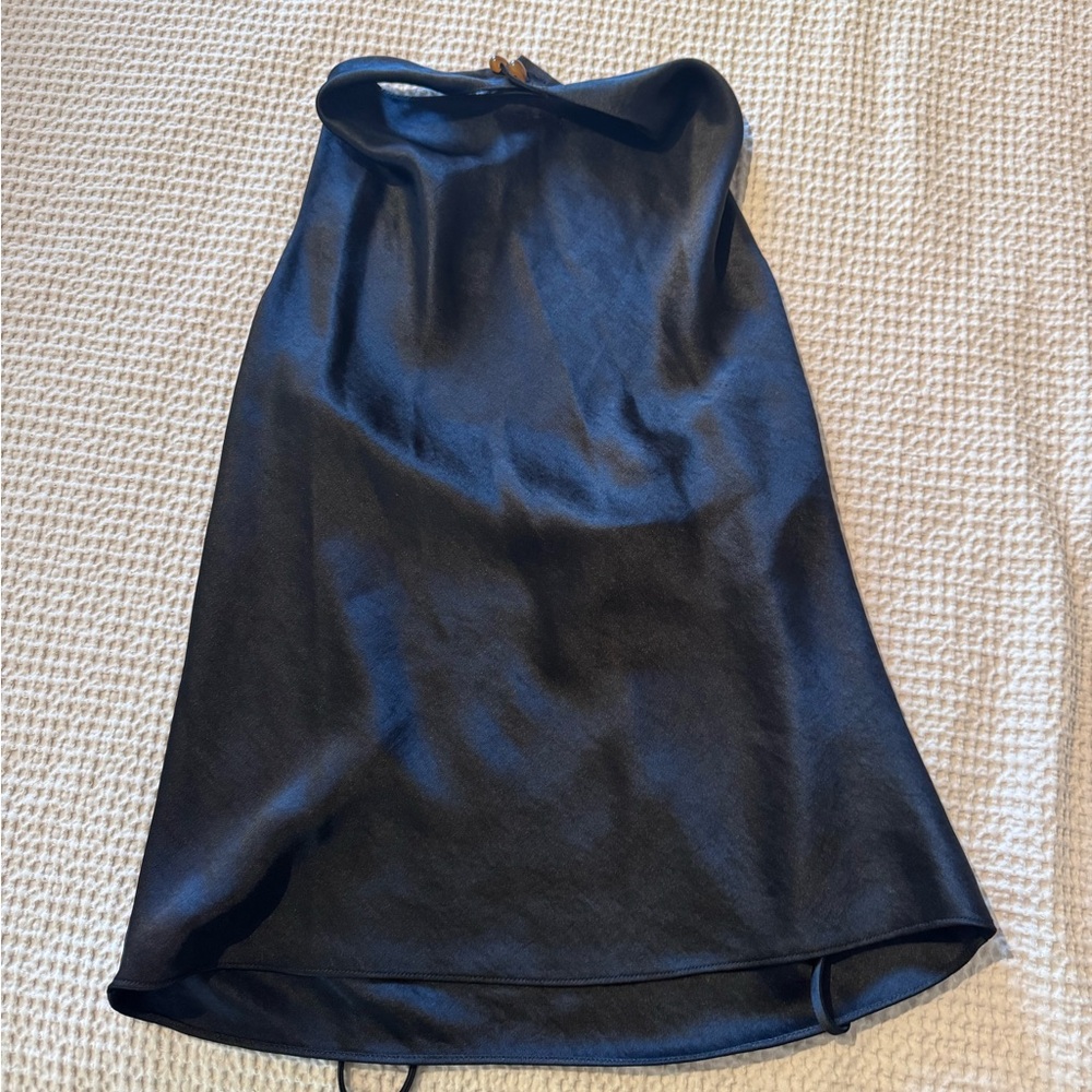 Vince Black Halter Tank Top